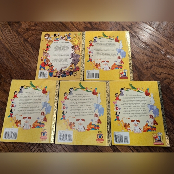 Vintage 90's Disney Little Golden Books, Princess Collection - Picture 2 of 12